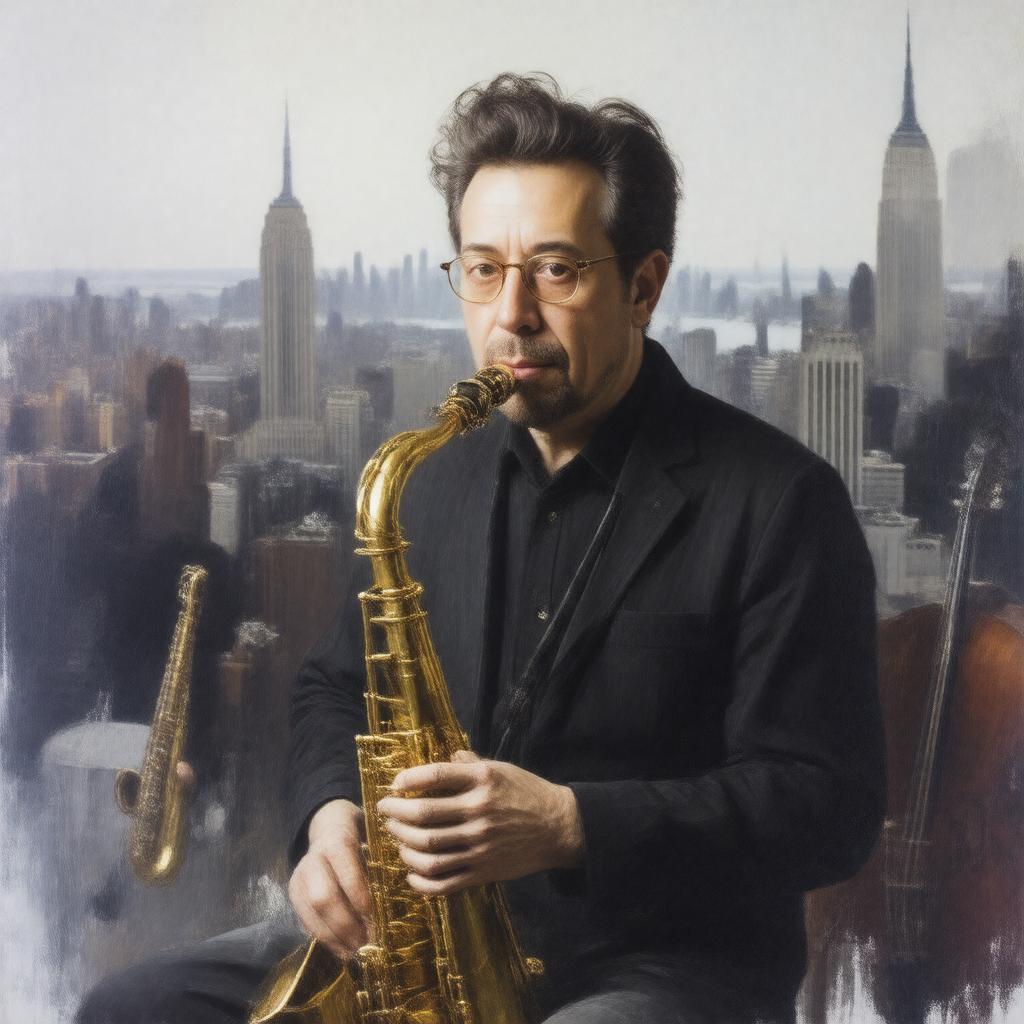 AI-created image of John Zorn