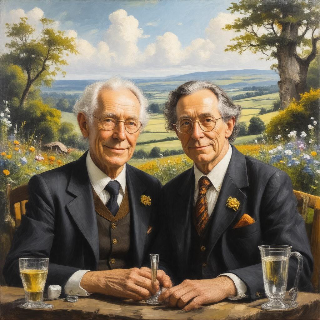 AI-created image of John and Myfanwy Piper