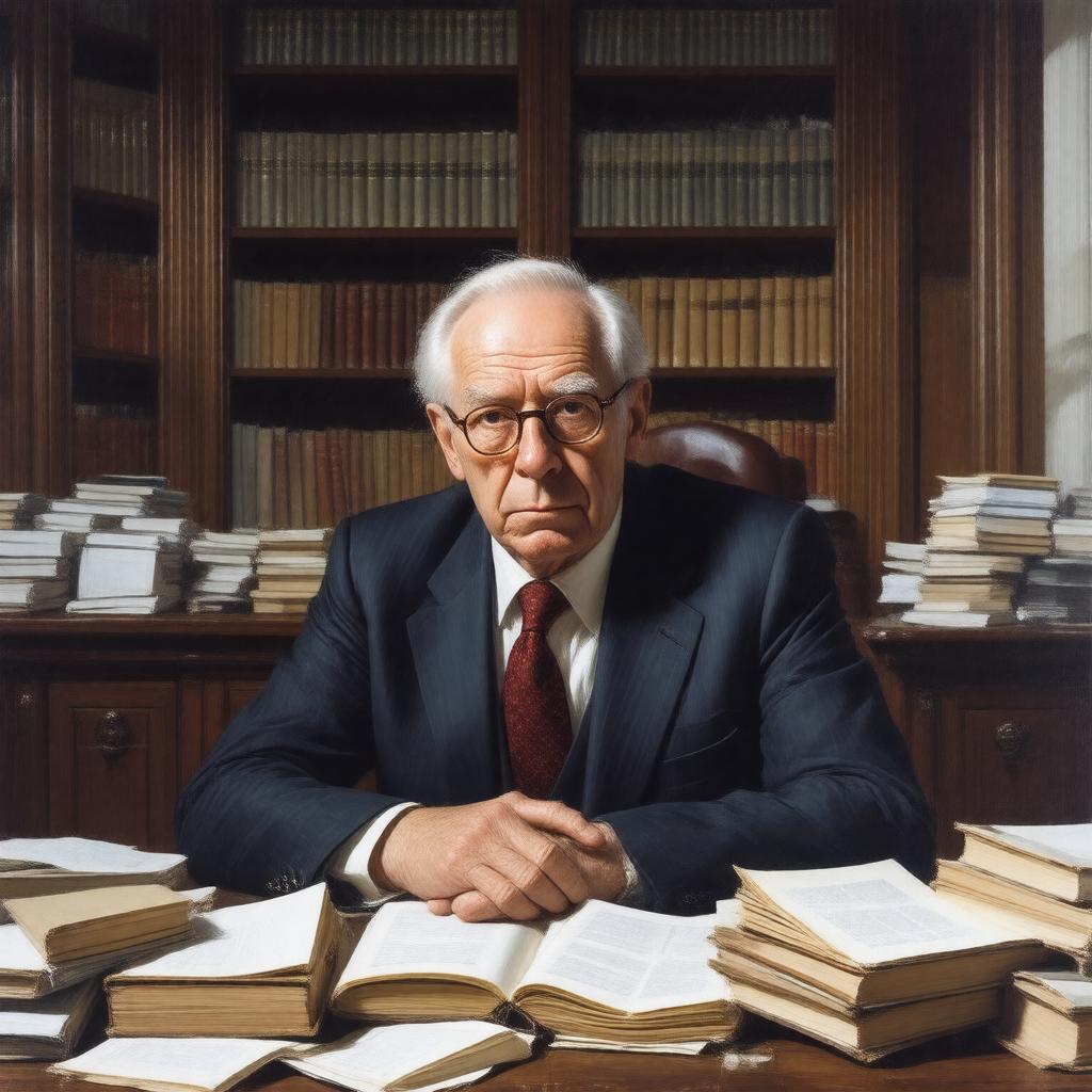 AI-created image of John le Carré