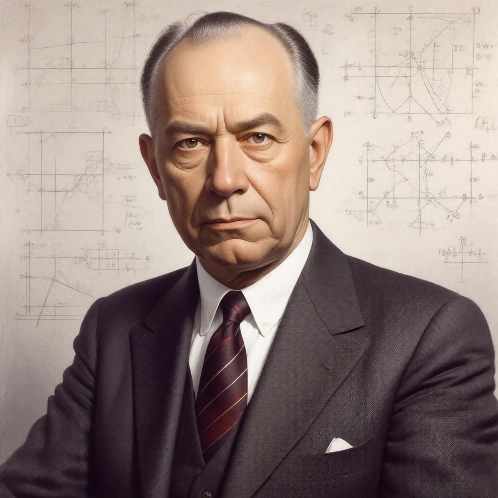 AI-created image of John von Neumann