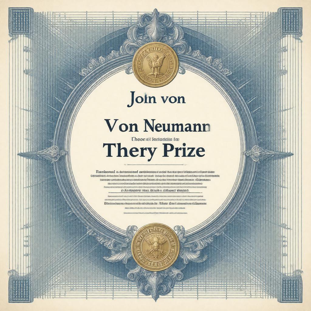 Click to view larger image AI-created image of John von Neumann Theory Prize