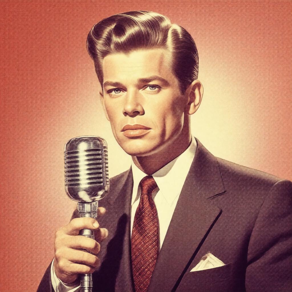 AI-created image of Johnnie Ray