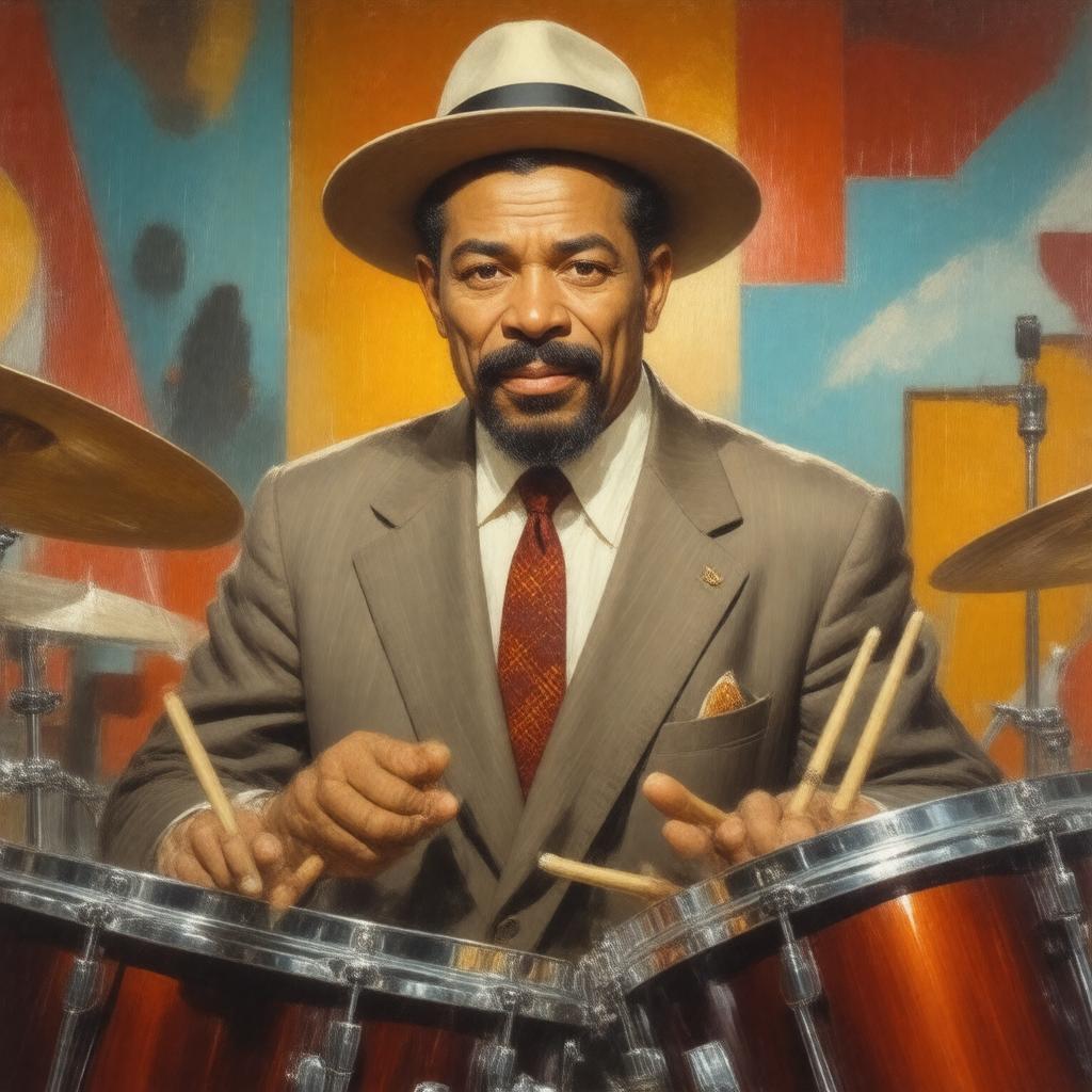 AI-created image of Johnny Otis