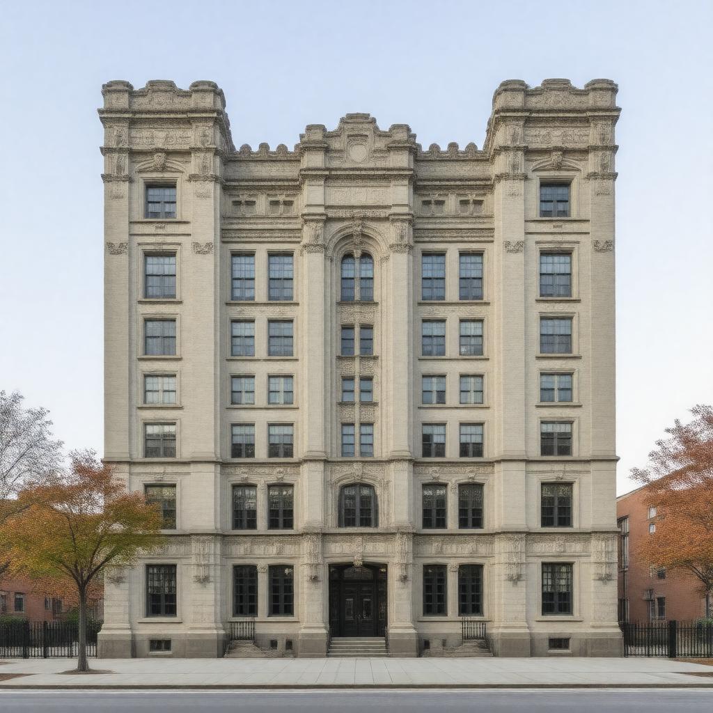 AI-created image of Johns Hopkins Bloomberg School of Public Health