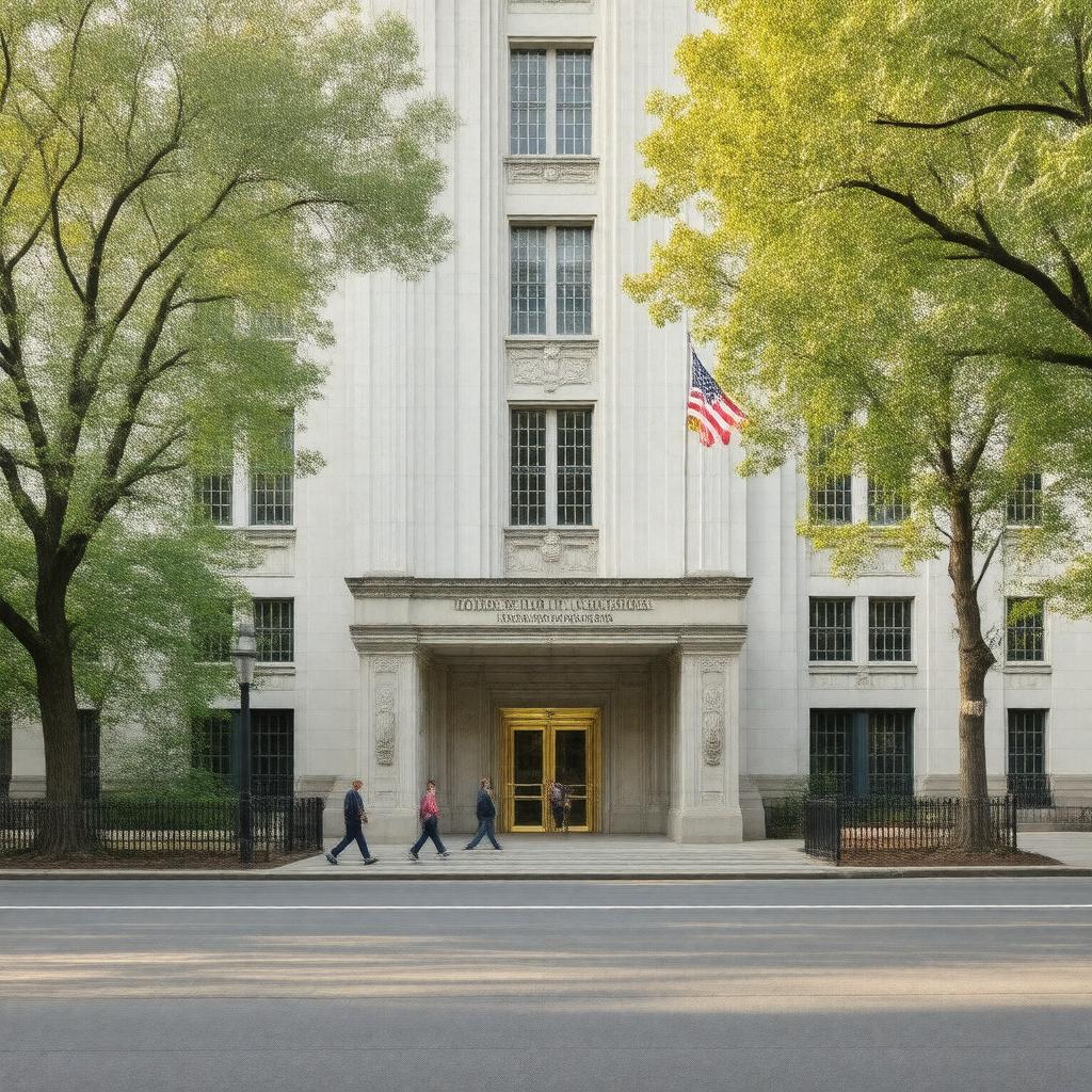 AI-created image of Johns Hopkins Hospital