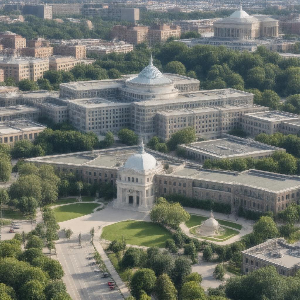 AI-created image of Johns Hopkins SAIS