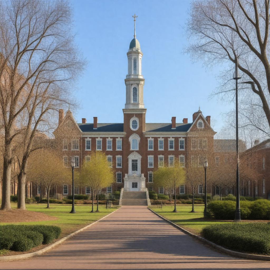 AI-created image of Johns Hopkins University