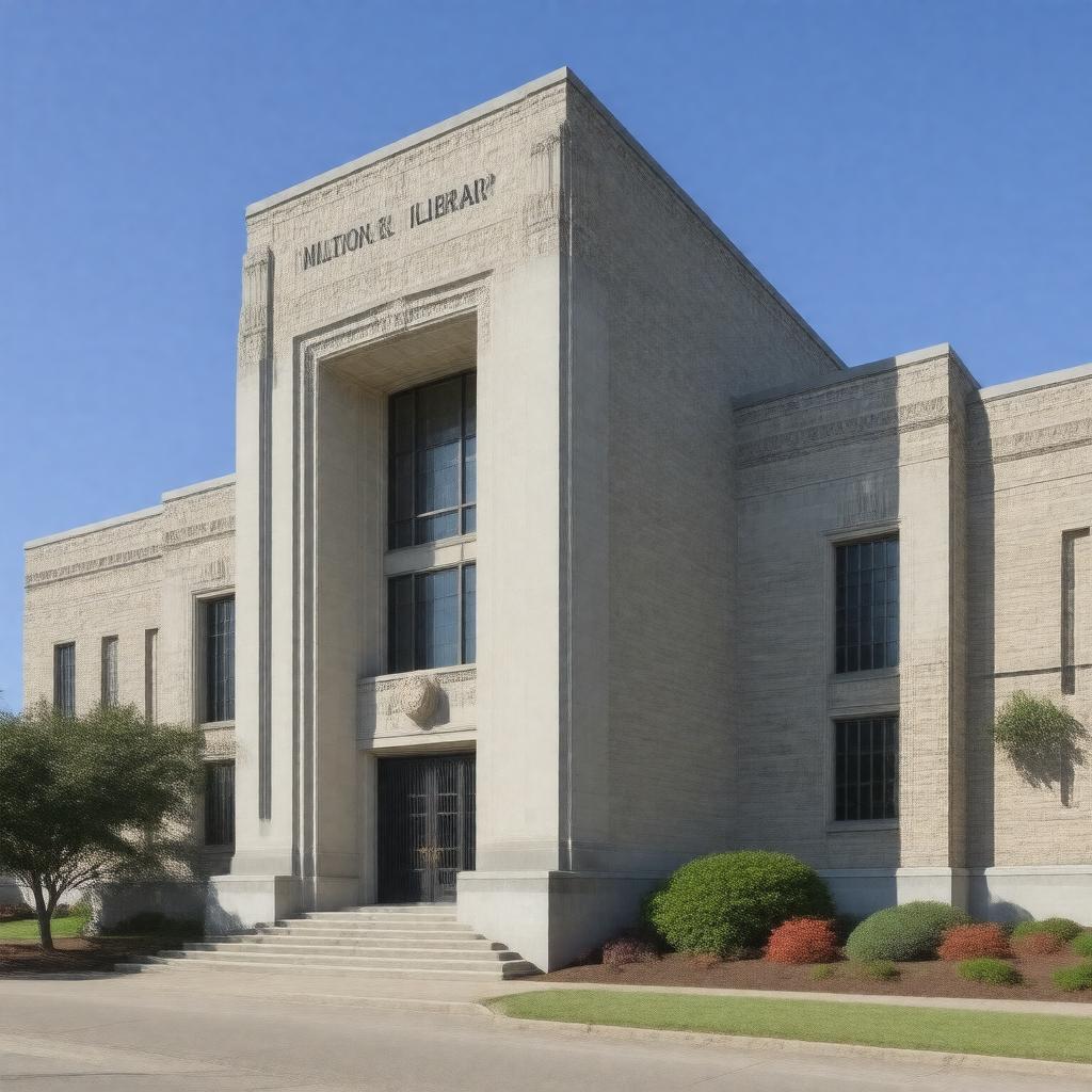 AI-created image of Johns Hopkins University Libraries