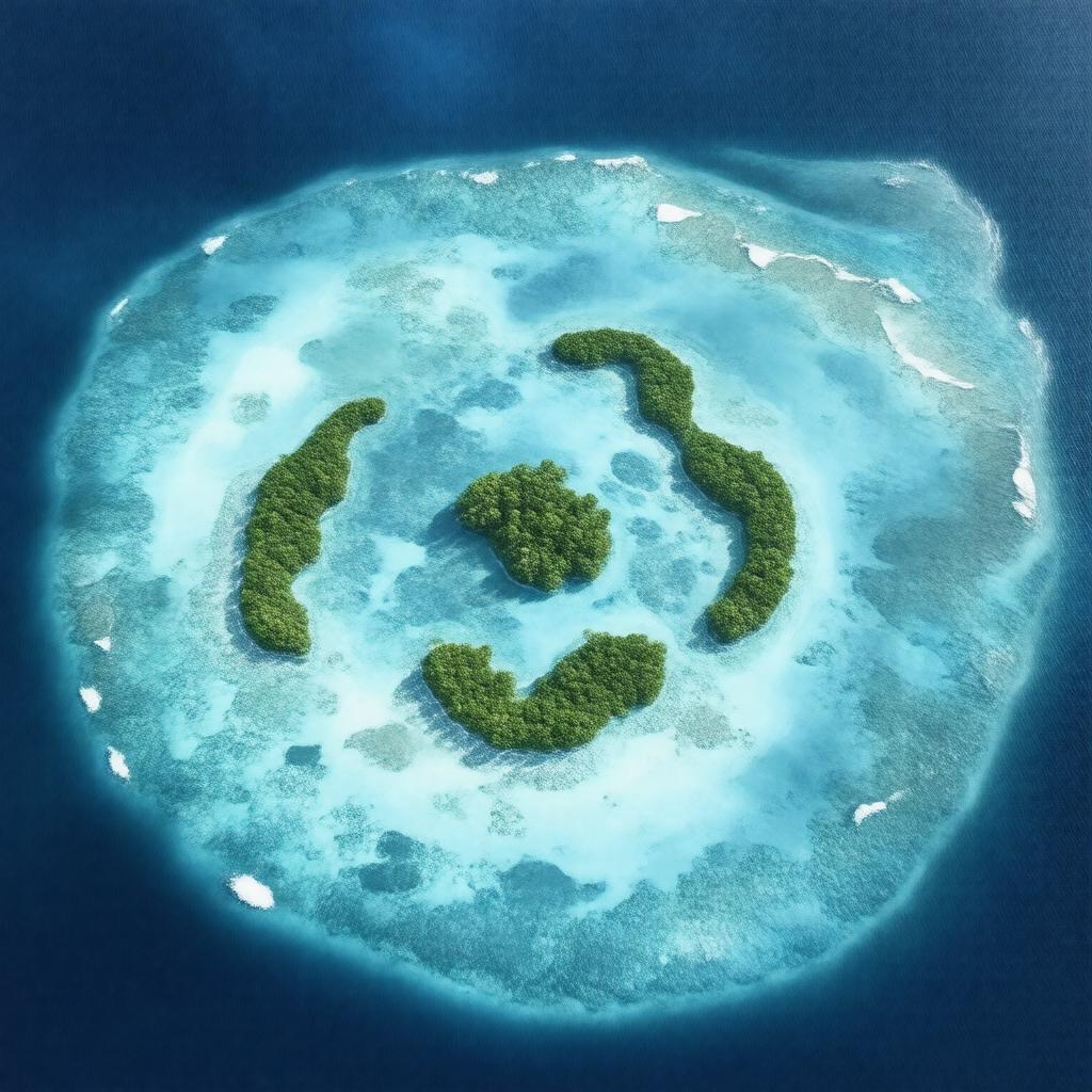 AI-created image of Johnston Atoll