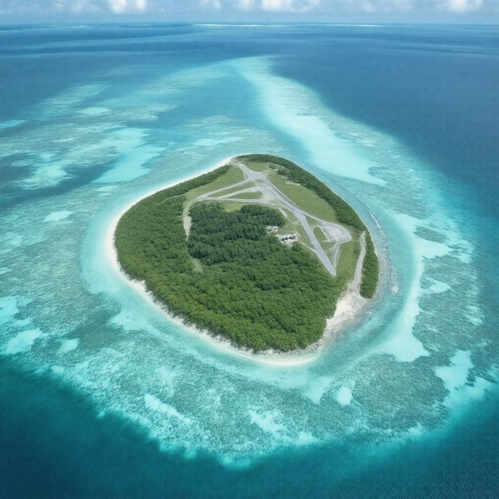 AI-created image of Johnston Island