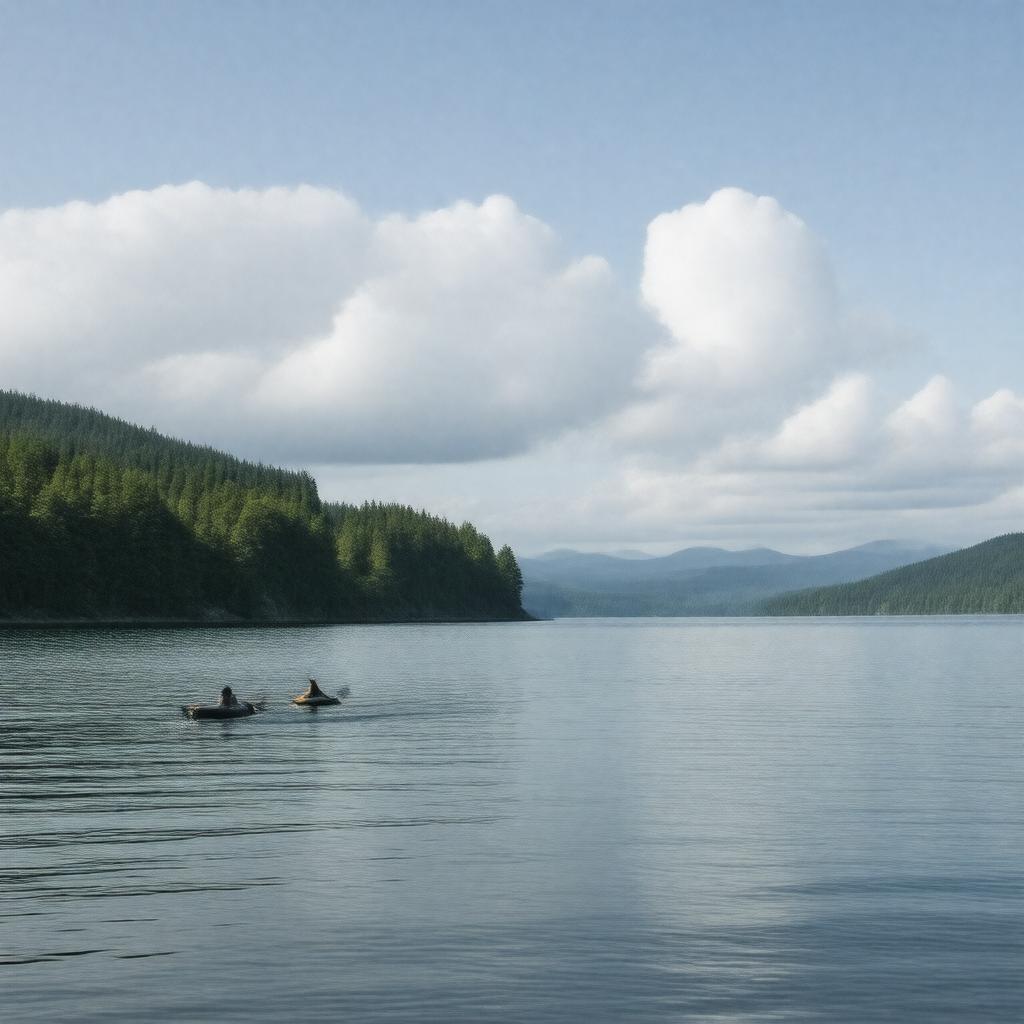 Click to view larger image AI-created image of Johnstone Strait