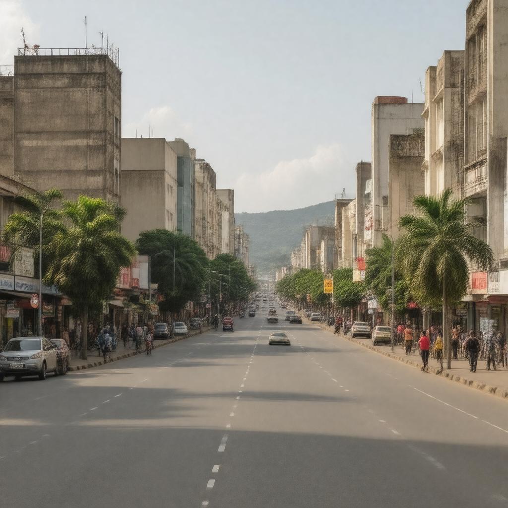 AI-created image of Jomo Kenyatta Avenue