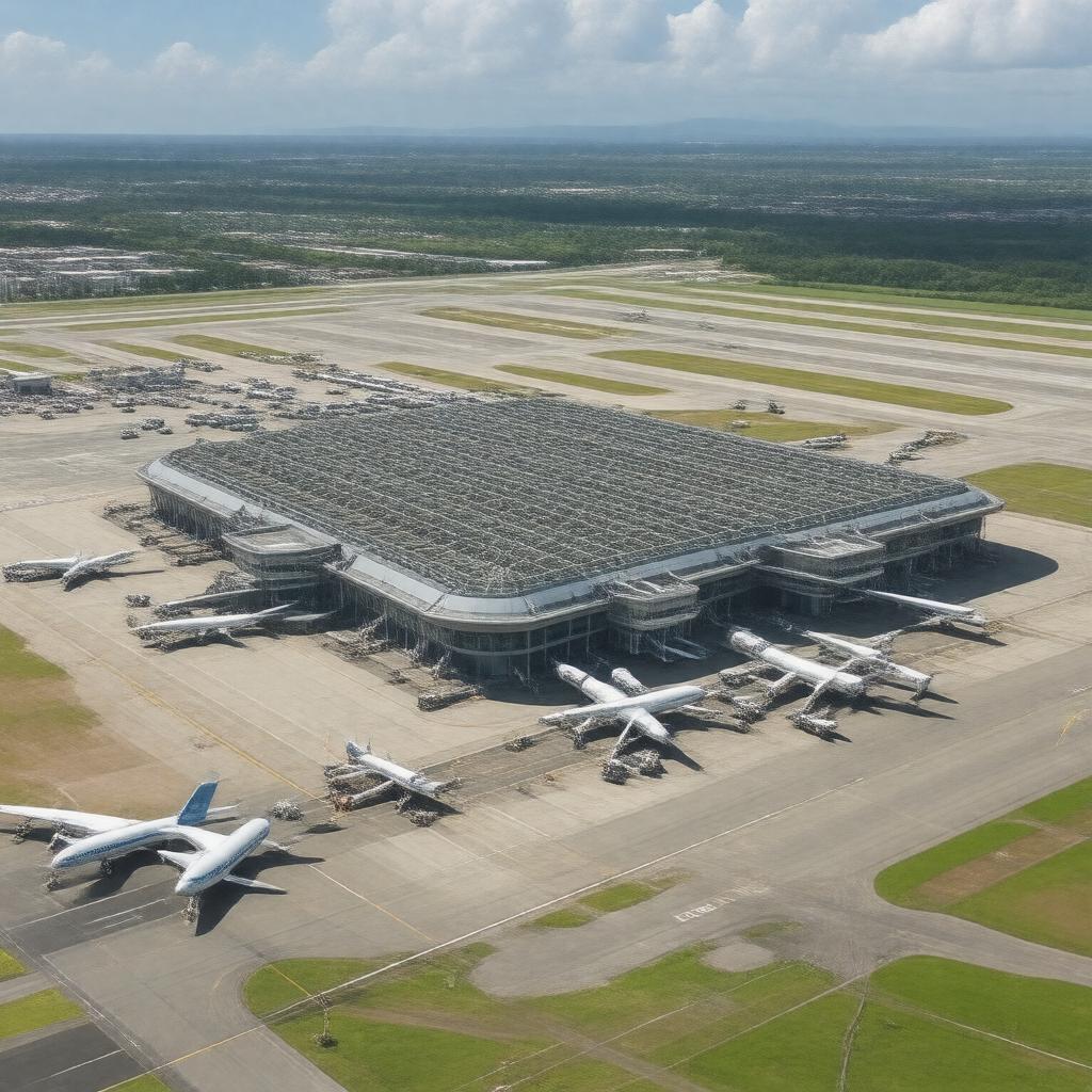 AI-created image of Jomo Kenyatta International Airport