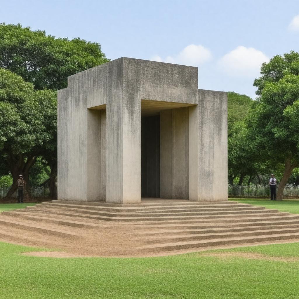 AI-created image of Jomo Kenyatta Mausoleum