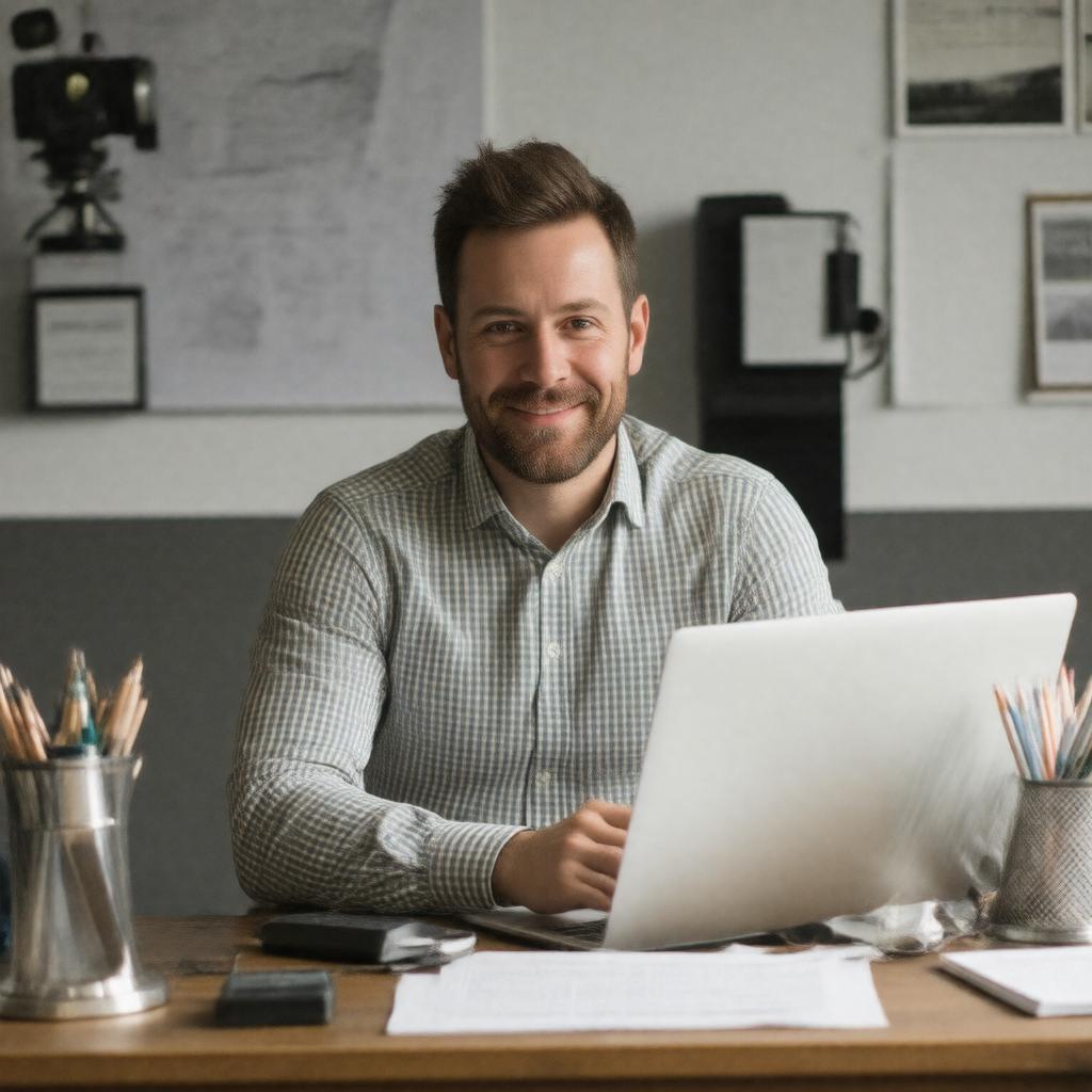 AI-created image of Jon Brittain