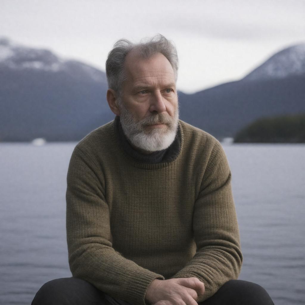 AI-created image of Jon Fosse