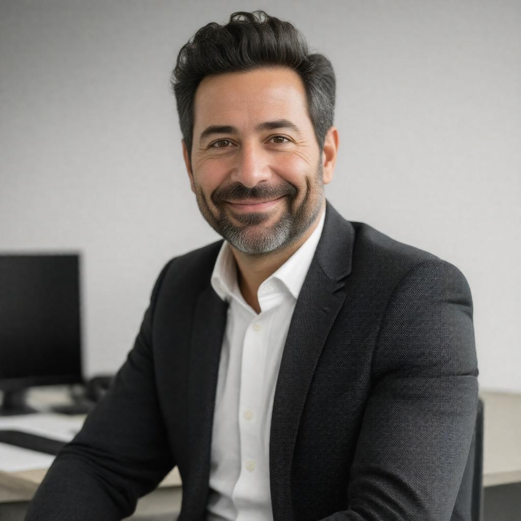 Click to view larger image AI-created image of Jon Oringer