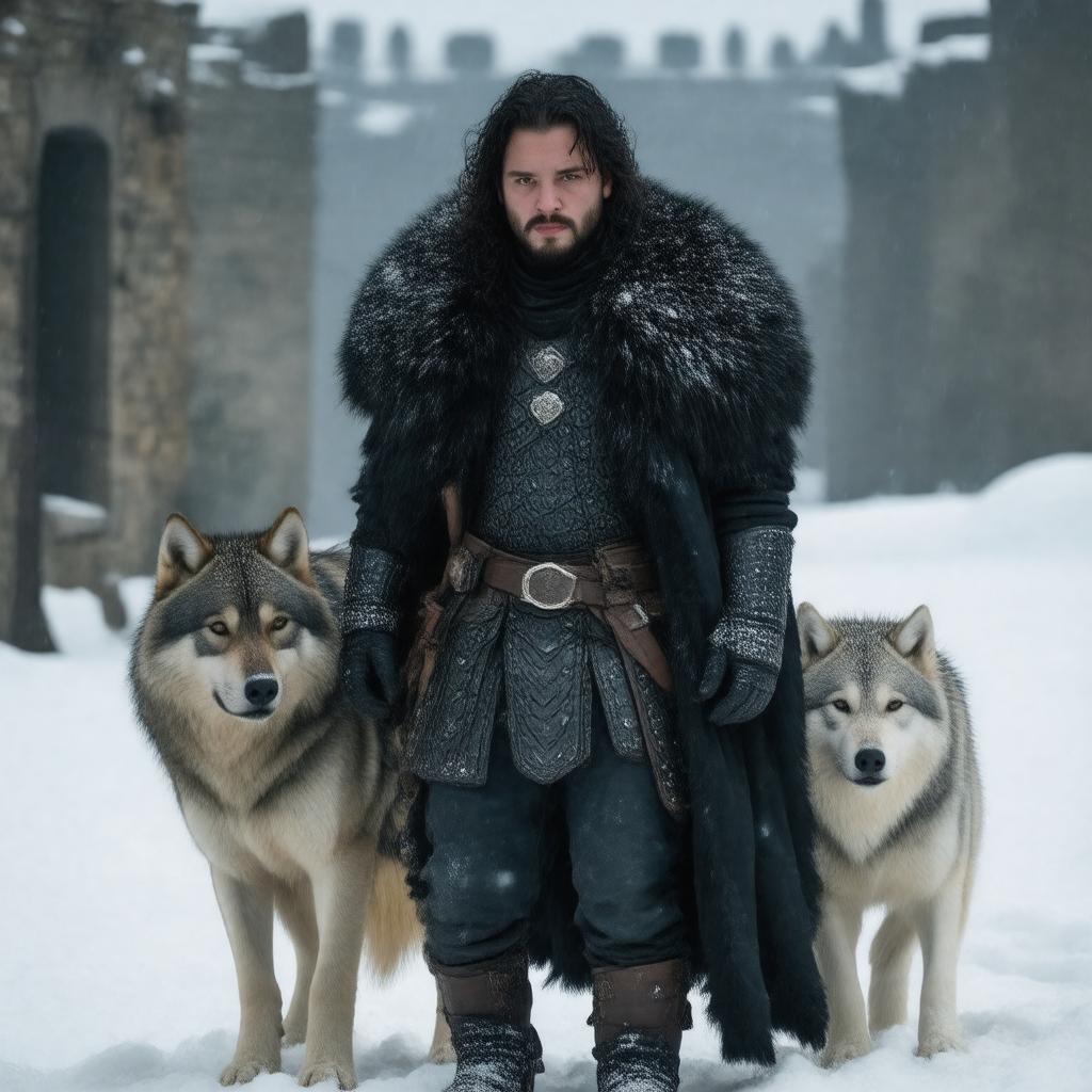 AI-created image of Jon Snow
