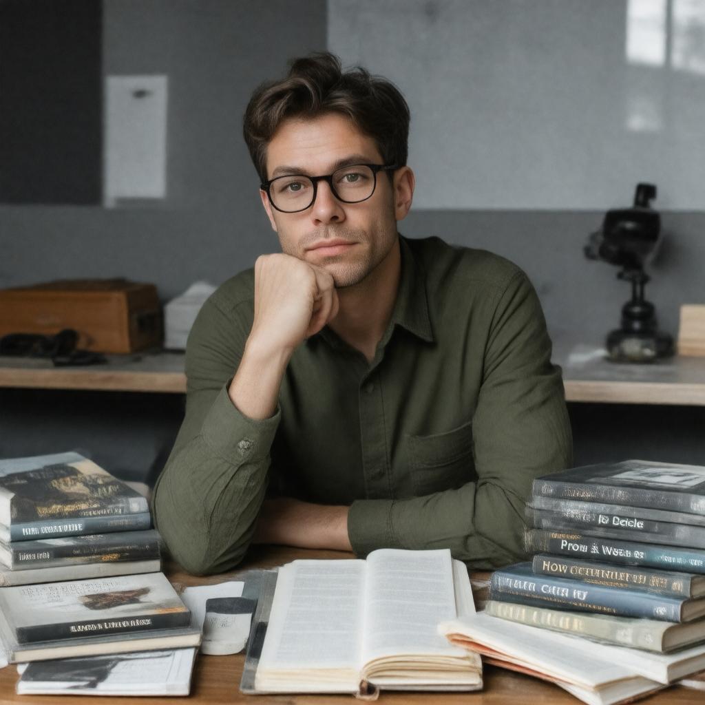 Click to view larger image AI-created image of Jonah Lehrer