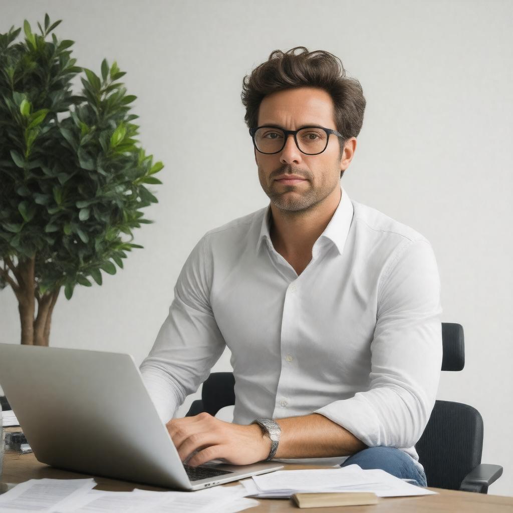 Click to view larger image AI-created image of Jonah Peretti