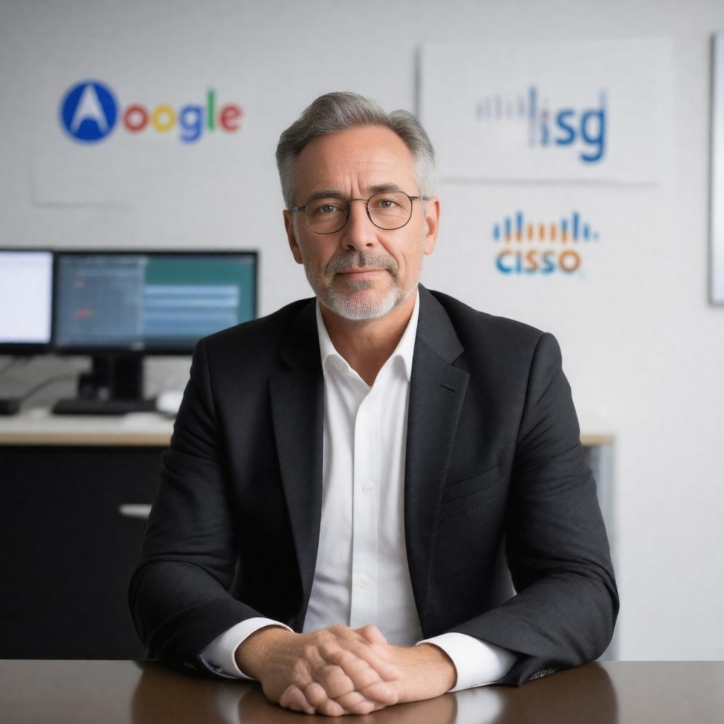 AI-created image of Jonathan Rosenberg