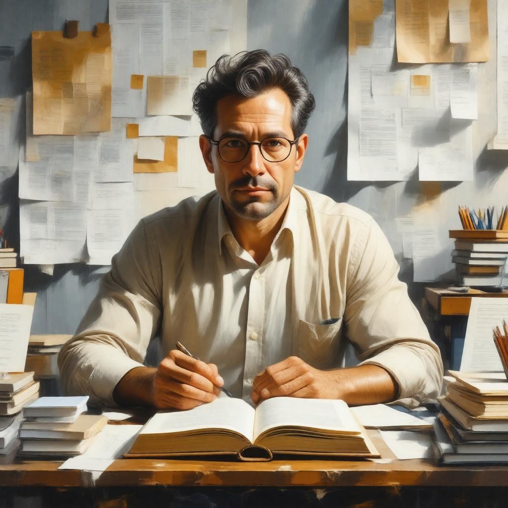 AI-created image of Jonathan Weiner