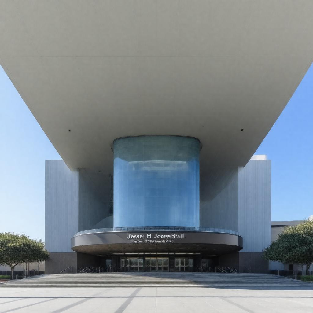 Click to view larger image AI-created image of Jones Hall