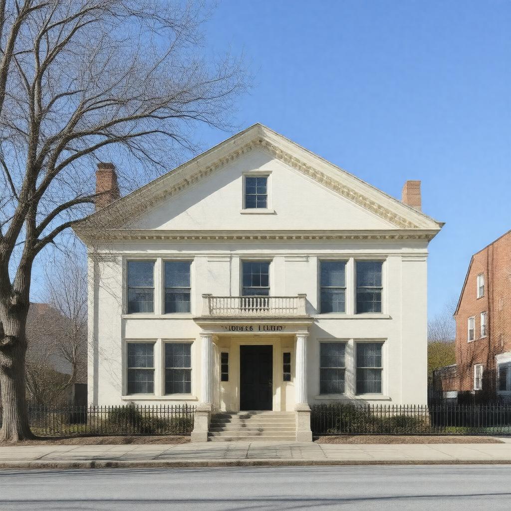 AI-created image of Jones Library