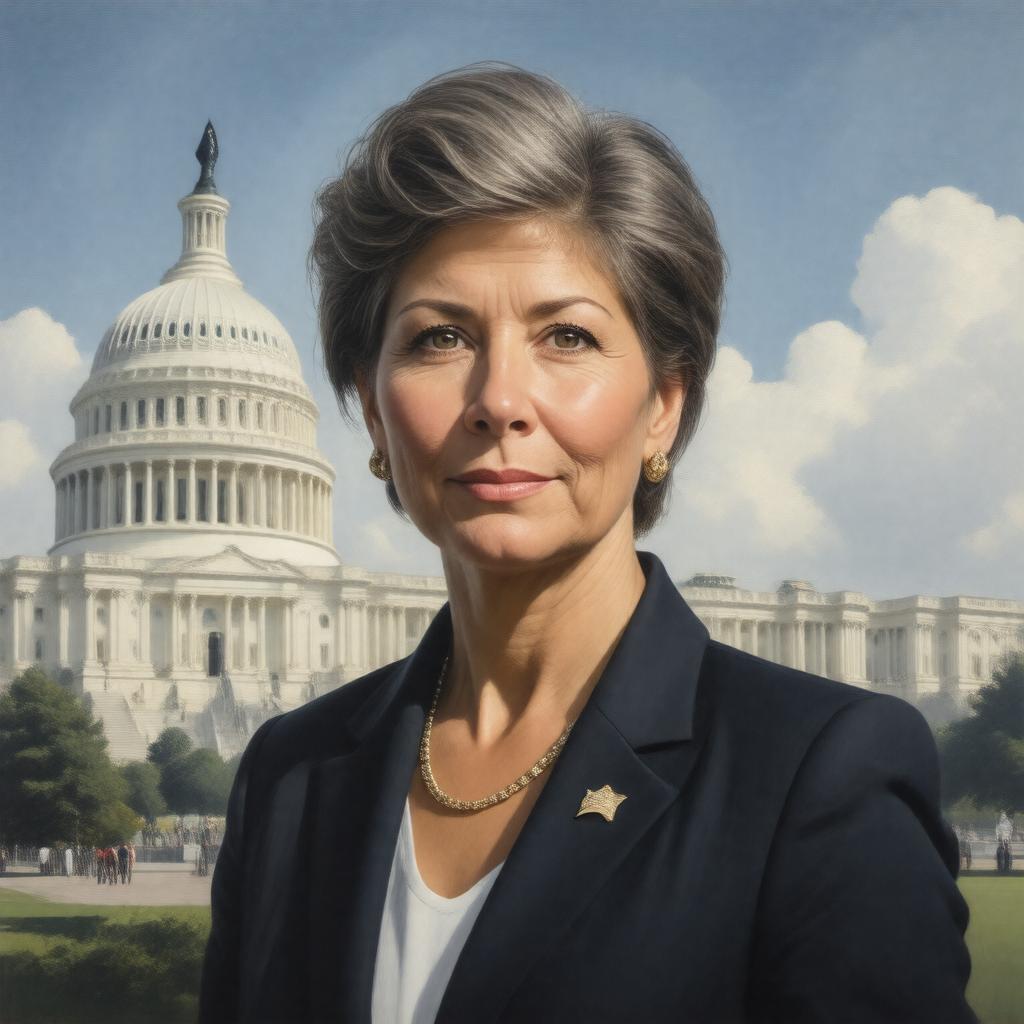 AI-created image of Joni Ernst