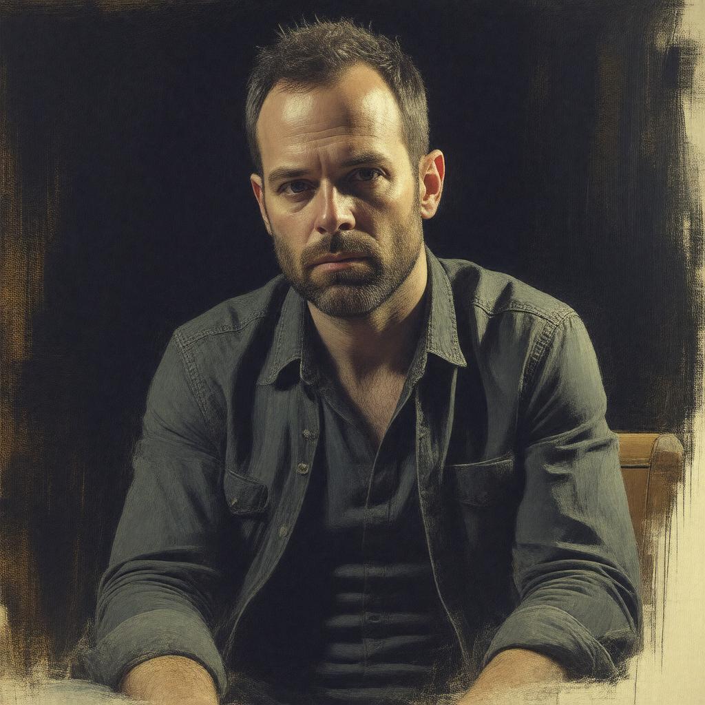 AI-created image of Jonny Lee Miller