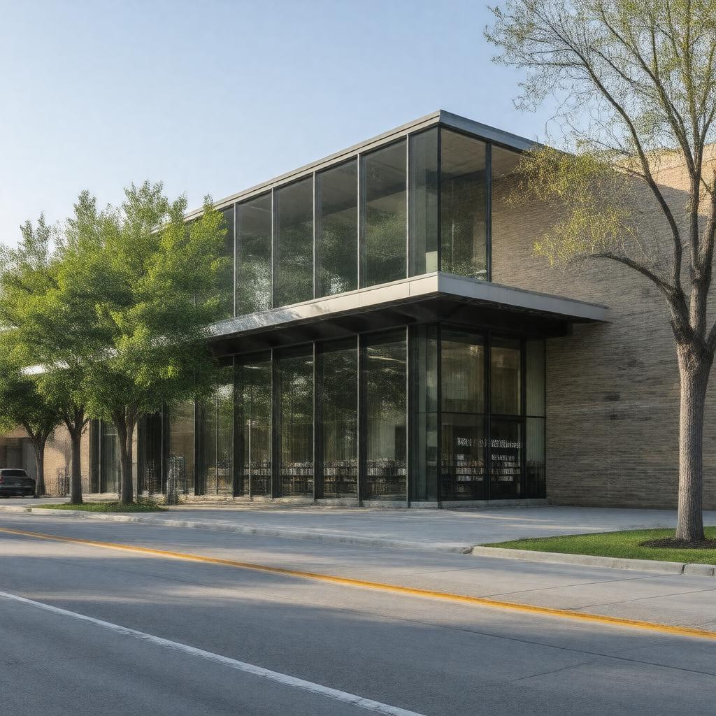 Click to view larger image AI-created image of Joplin Public Library