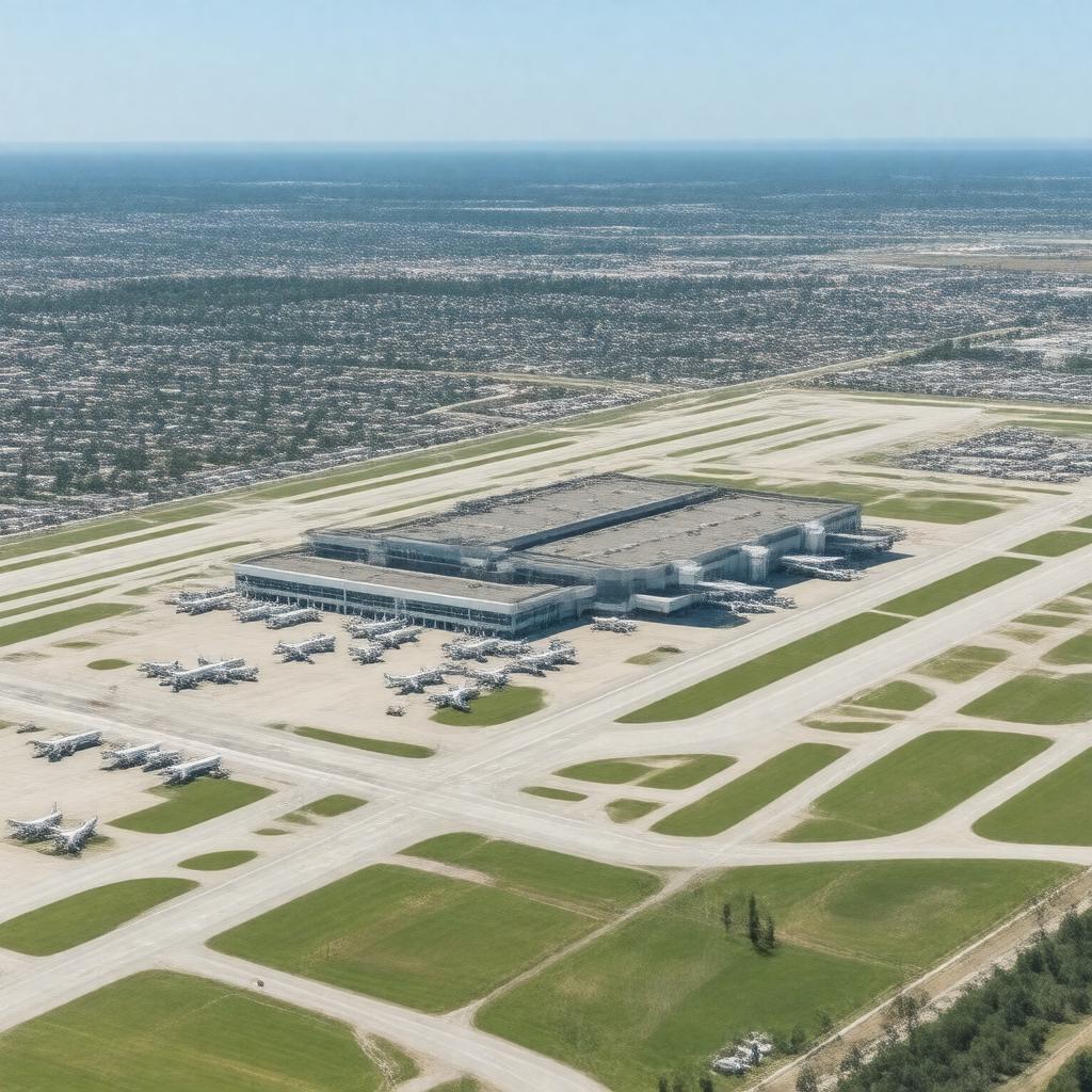 AI-created image of Joplin Regional Airport