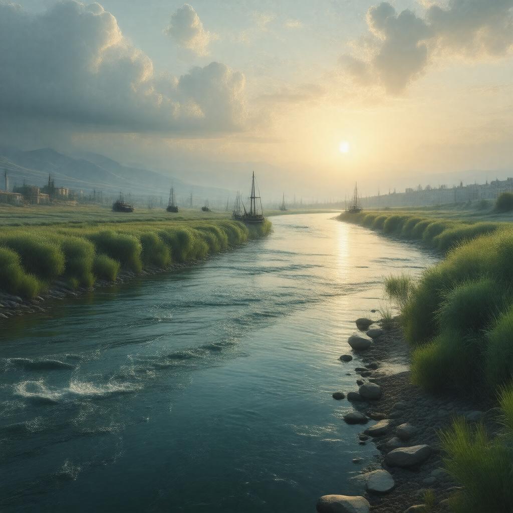 AI-created image of Jordan River