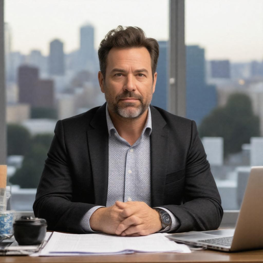 AI-created image of Jordan Schlansky