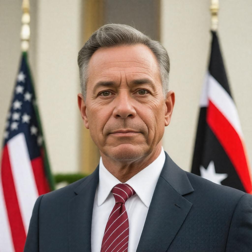 AI-created image of Jordanian Ambassador to the United States