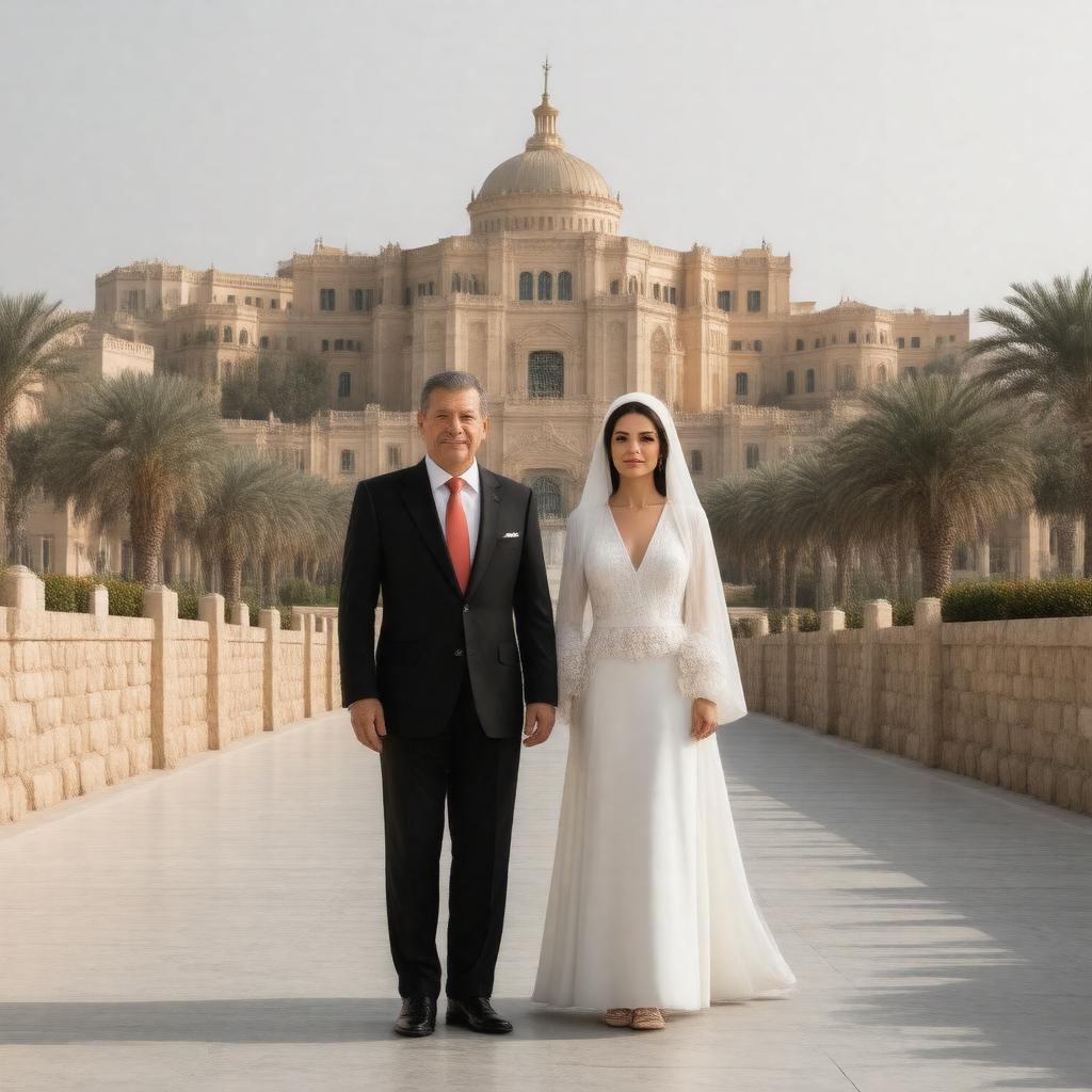 AI-created image of Jordanian Royal Family