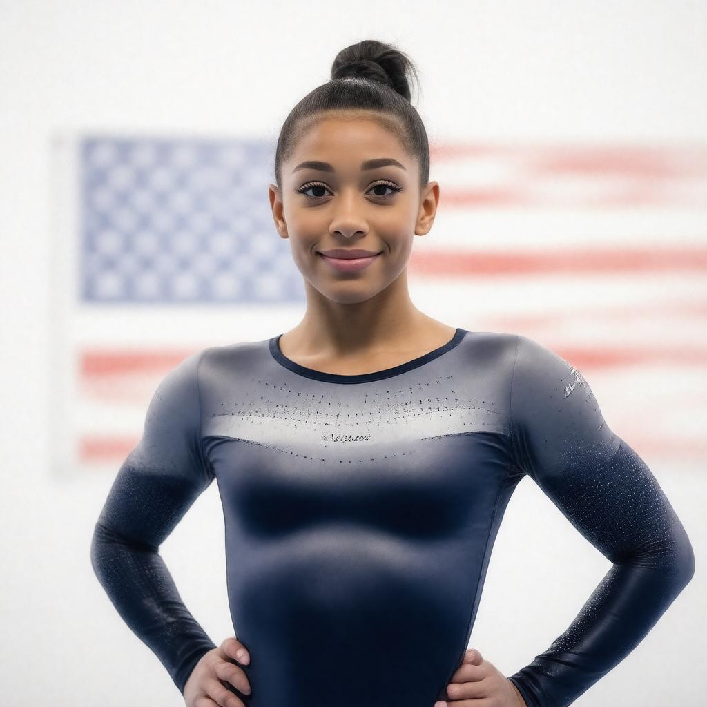 AI-created image of Jordyn Wieber