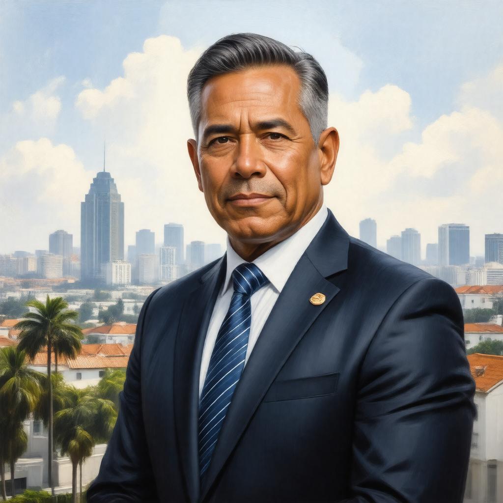 AI-created image of José E. Feliciano