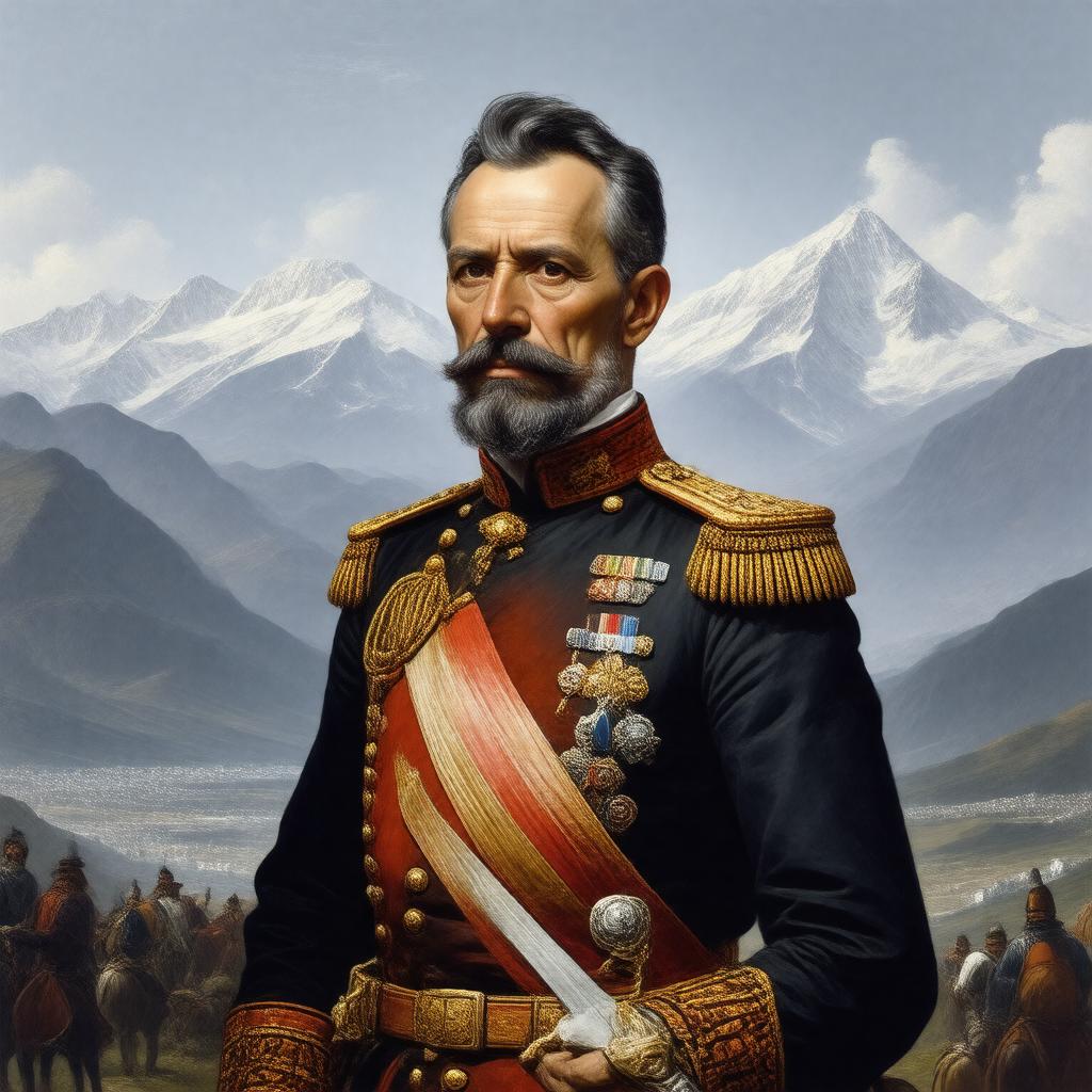 AI-created image of José de San Martín