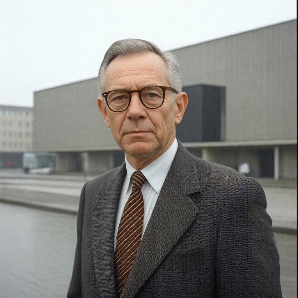 AI-created image of Josef Paul Kleihues