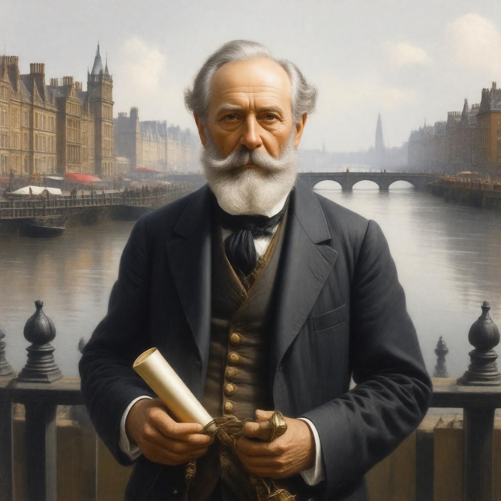 AI-created image of Joseph Bazalgette
