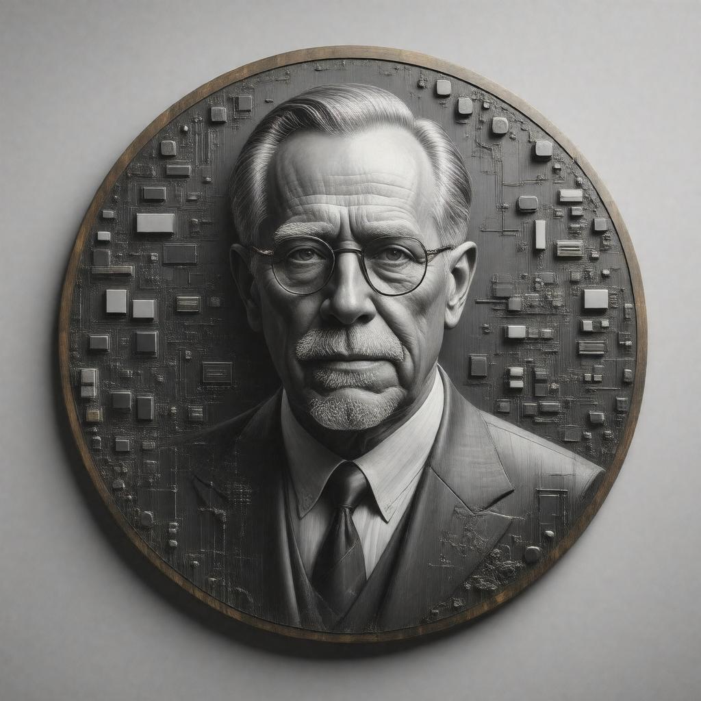 Click to view larger image AI-created image of Joseph Carl Robnett Licklider Award for contributions to computer science