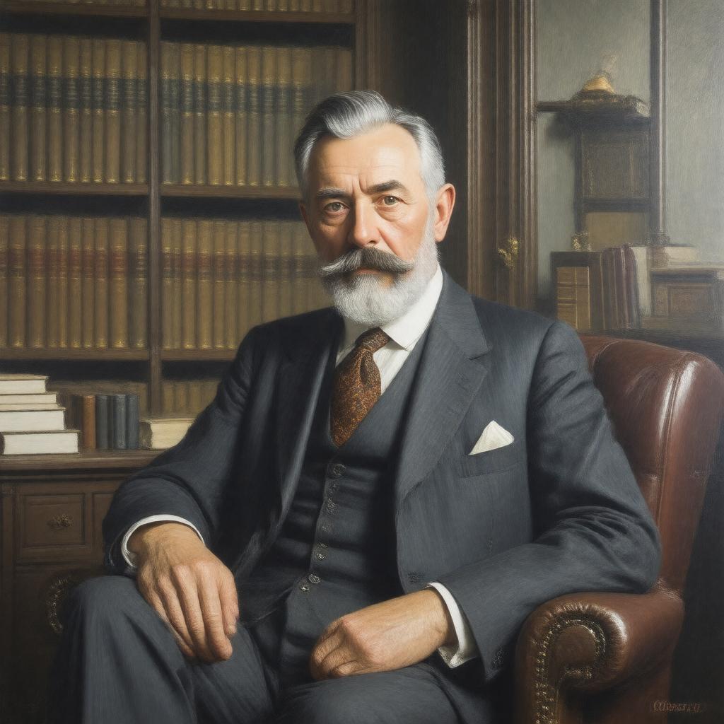 AI-created image of Joseph Conrad