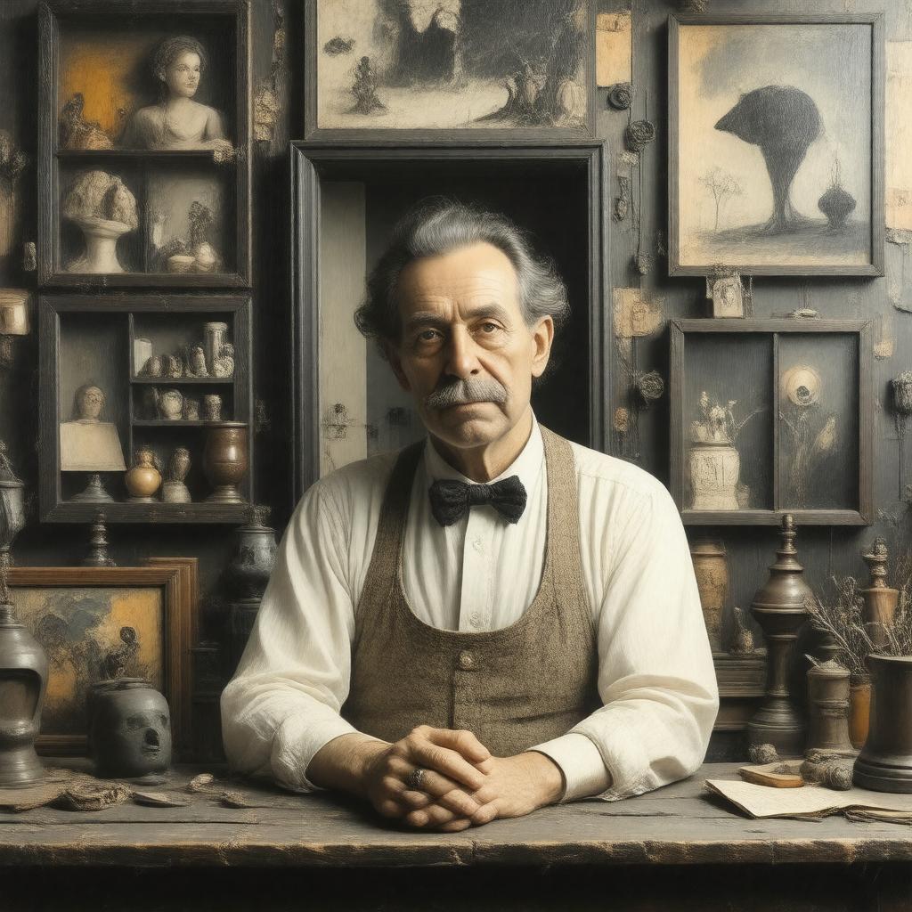 AI-created image of Joseph Cornell