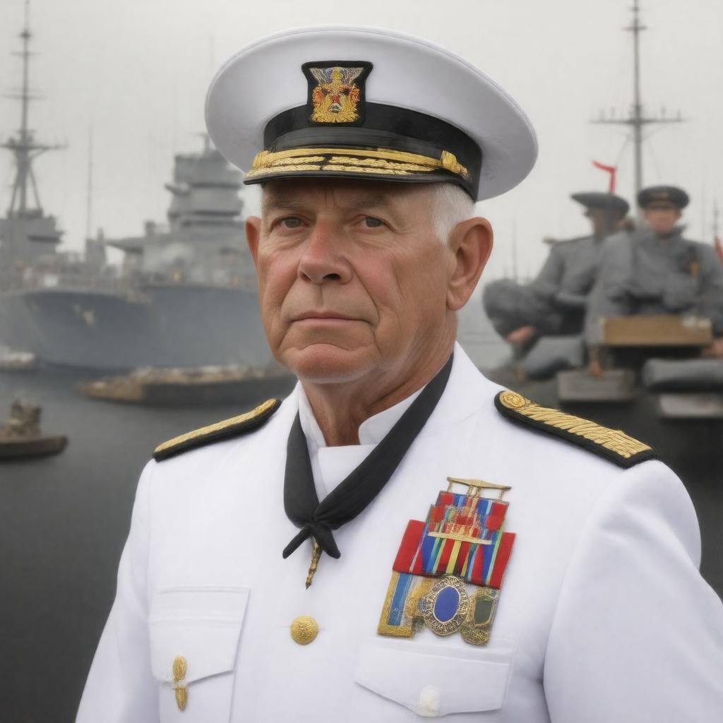 Click to view larger image AI-created image of Joseph F. O'Callahan