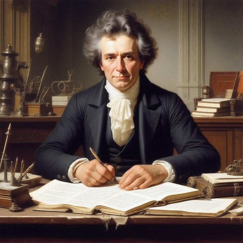 AI-created image of Joseph Fourier