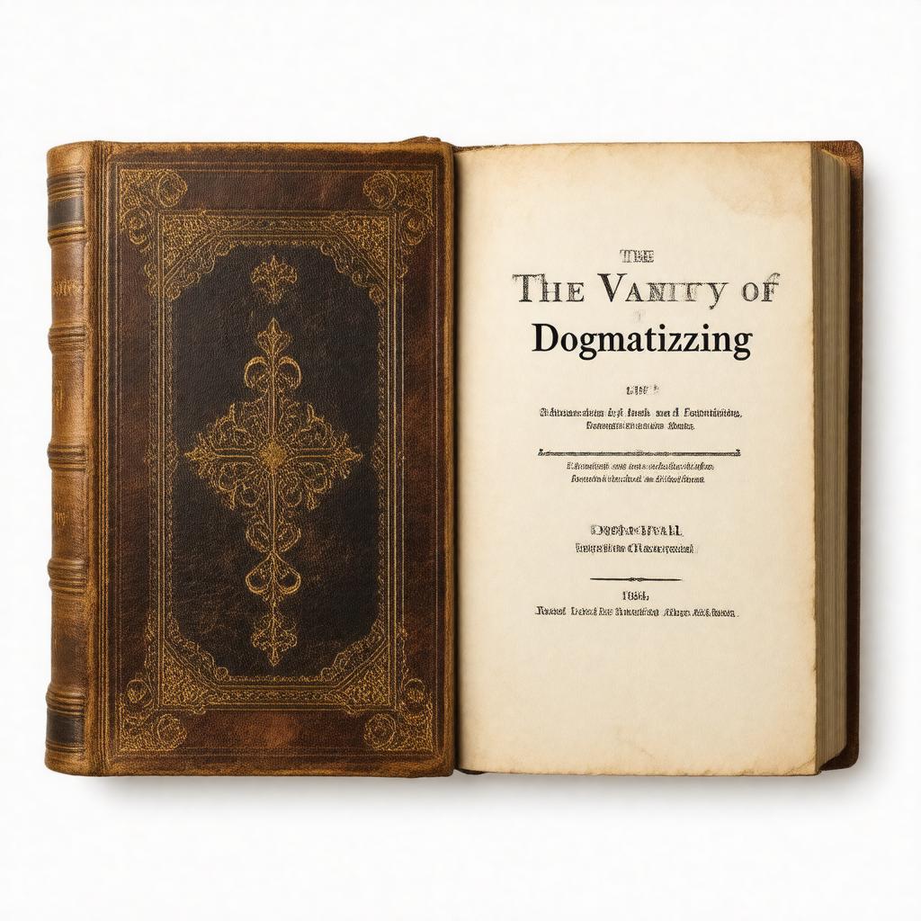 AI-created image of Joseph Glanvill's The Vanity of Dogmatizing