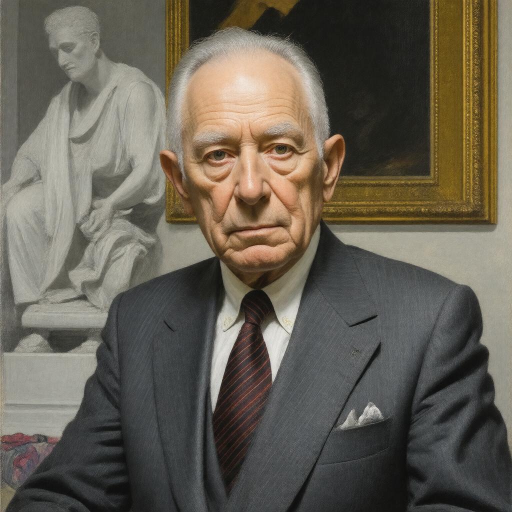 AI-created image of Joseph H. Hirshhorn