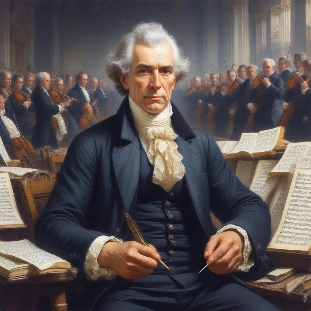 AI-created image of Joseph Haydn