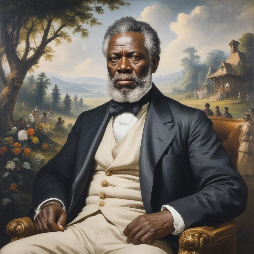 AI-created image of Joseph Jenkins Roberts